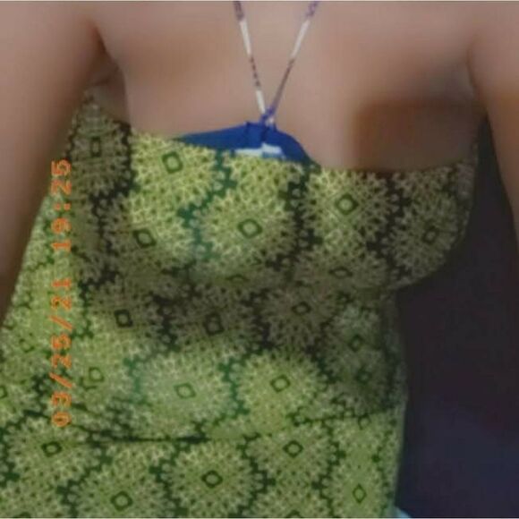 Gold and black tube dress - Picture 3 of 4